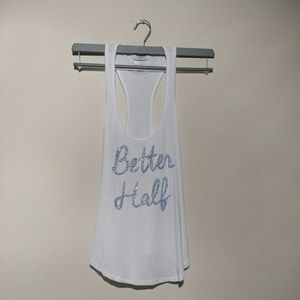 Victoria's Secret "Better Half" Tank/Tee SZ S/P